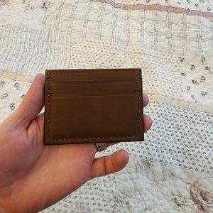 Leather card holder